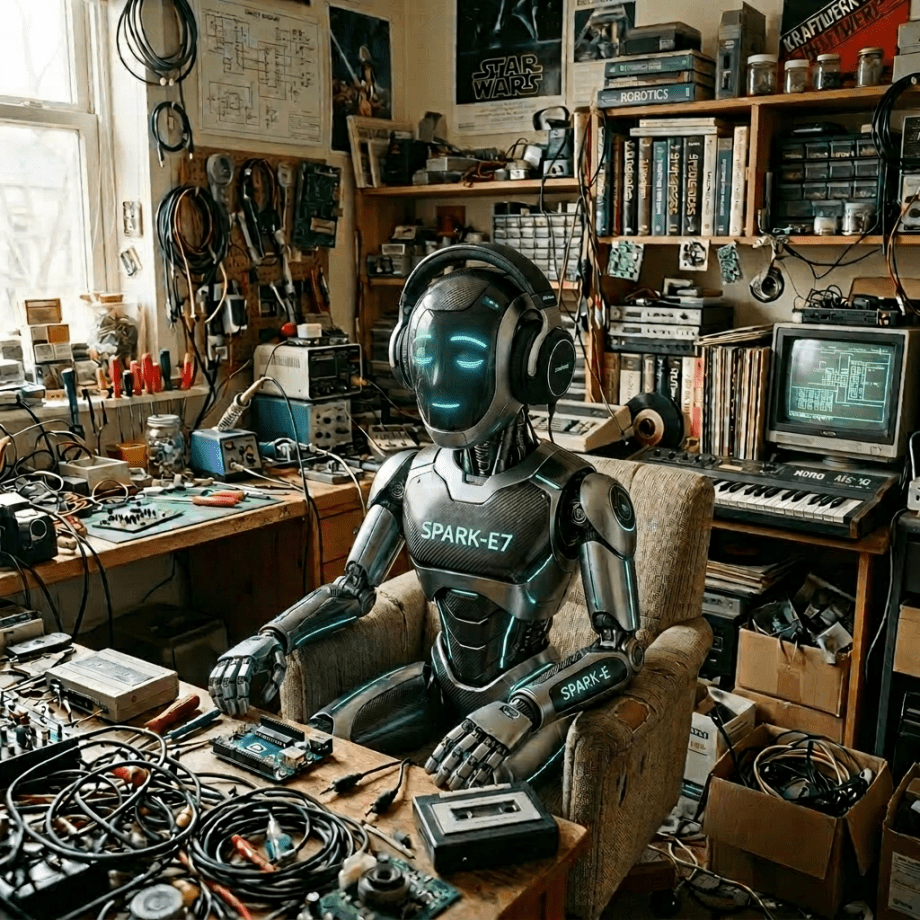 More natural peaceful serene robot expression
